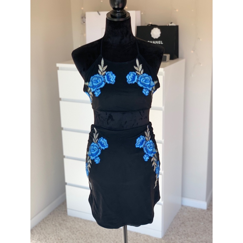 Halter Crop Top and Skirt Set